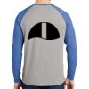 Mens Full Color PosiCharge Long Sleeve Tri Blend Wicking Raglan Tee Thumbnail