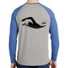 Mens Full Color PosiCharge Long Sleeve Tri Blend Wicking Raglan Tee Thumbnail