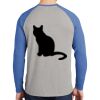 Mens Full Color PosiCharge Long Sleeve Tri Blend Wicking Raglan Tee Thumbnail