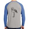 Mens Full Color PosiCharge Long Sleeve Tri Blend Wicking Raglan Tee Thumbnail