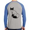 Mens Full Color PosiCharge Long Sleeve Tri Blend Wicking Raglan Tee Thumbnail