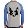 Mens Full Color PosiCharge Long Sleeve Tri Blend Wicking Raglan Tee Thumbnail