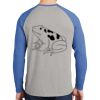 Mens Full Color PosiCharge Long Sleeve Tri Blend Wicking Raglan Tee Thumbnail