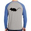 Mens Full Color PosiCharge Long Sleeve Tri Blend Wicking Raglan Tee Thumbnail