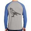 Mens Full Color PosiCharge Long Sleeve Tri Blend Wicking Raglan Tee Thumbnail