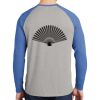 Mens Full Color PosiCharge Long Sleeve Tri Blend Wicking Raglan Tee Thumbnail