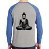 Mens Full Color PosiCharge Long Sleeve Tri Blend Wicking Raglan Tee Thumbnail