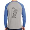 Mens Full Color PosiCharge Long Sleeve Tri Blend Wicking Raglan Tee Thumbnail