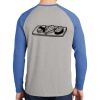 Mens Full Color PosiCharge Long Sleeve Tri Blend Wicking Raglan Tee Thumbnail