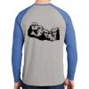 Mens Full Color PosiCharge Long Sleeve Tri Blend Wicking Raglan Tee Thumbnail