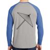 Mens Full Color PosiCharge Long Sleeve Tri Blend Wicking Raglan Tee Thumbnail