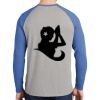 Mens Full Color PosiCharge Long Sleeve Tri Blend Wicking Raglan Tee Thumbnail