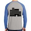 Mens Full Color PosiCharge Long Sleeve Tri Blend Wicking Raglan Tee Thumbnail