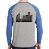 Mens Full Color PosiCharge Long Sleeve Tri Blend Wicking Raglan Tee Thumbnail