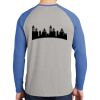 Mens Full Color PosiCharge Long Sleeve Tri Blend Wicking Raglan Tee Thumbnail
