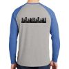 Mens Full Color PosiCharge Long Sleeve Tri Blend Wicking Raglan Tee Thumbnail