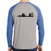 Mens Full Color PosiCharge Long Sleeve Tri Blend Wicking Raglan Tee Thumbnail