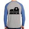 Mens Full Color PosiCharge Long Sleeve Tri Blend Wicking Raglan Tee Thumbnail