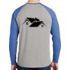 Mens Full Color PosiCharge Long Sleeve Tri Blend Wicking Raglan Tee Thumbnail