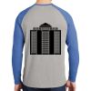 Mens Full Color PosiCharge Long Sleeve Tri Blend Wicking Raglan Tee Thumbnail