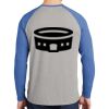 Mens Full Color PosiCharge Long Sleeve Tri Blend Wicking Raglan Tee Thumbnail