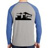 Mens Full Color PosiCharge Long Sleeve Tri Blend Wicking Raglan Tee Thumbnail