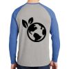 Mens Full Color PosiCharge Long Sleeve Tri Blend Wicking Raglan Tee Thumbnail