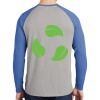 Mens Full Color PosiCharge Long Sleeve Tri Blend Wicking Raglan Tee Thumbnail