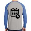 Mens Full Color PosiCharge Long Sleeve Tri Blend Wicking Raglan Tee Thumbnail