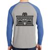 Mens Full Color PosiCharge Long Sleeve Tri Blend Wicking Raglan Tee Thumbnail