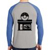 Mens Full Color PosiCharge Long Sleeve Tri Blend Wicking Raglan Tee Thumbnail