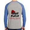 Mens Full Color PosiCharge Long Sleeve Tri Blend Wicking Raglan Tee Thumbnail