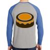 Mens Full Color PosiCharge Long Sleeve Tri Blend Wicking Raglan Tee Thumbnail