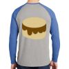 Mens Full Color PosiCharge Long Sleeve Tri Blend Wicking Raglan Tee Thumbnail