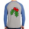 Mens Full Color PosiCharge Long Sleeve Tri Blend Wicking Raglan Tee Thumbnail