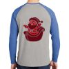 Mens Full Color PosiCharge Long Sleeve Tri Blend Wicking Raglan Tee Thumbnail