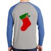 Mens Full Color PosiCharge Long Sleeve Tri Blend Wicking Raglan Tee Thumbnail