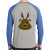 Mens Full Color PosiCharge Long Sleeve Tri Blend Wicking Raglan Tee Thumbnail