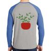 Mens Full Color PosiCharge Long Sleeve Tri Blend Wicking Raglan Tee Thumbnail
