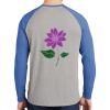 Mens Full Color PosiCharge Long Sleeve Tri Blend Wicking Raglan Tee Thumbnail