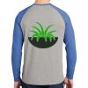 Mens Full Color PosiCharge Long Sleeve Tri Blend Wicking Raglan Tee Thumbnail