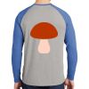 Mens Full Color PosiCharge Long Sleeve Tri Blend Wicking Raglan Tee Thumbnail