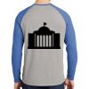 Mens Full Color PosiCharge Long Sleeve Tri Blend Wicking Raglan Tee Thumbnail