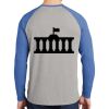Mens Full Color PosiCharge Long Sleeve Tri Blend Wicking Raglan Tee Thumbnail