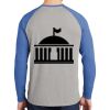 Mens Full Color PosiCharge Long Sleeve Tri Blend Wicking Raglan Tee Thumbnail