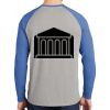 Mens Full Color PosiCharge Long Sleeve Tri Blend Wicking Raglan Tee Thumbnail