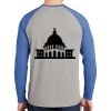 Mens Full Color PosiCharge Long Sleeve Tri Blend Wicking Raglan Tee Thumbnail