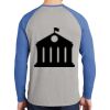 Mens Full Color PosiCharge Long Sleeve Tri Blend Wicking Raglan Tee Thumbnail