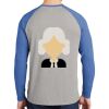 Mens Full Color PosiCharge Long Sleeve Tri Blend Wicking Raglan Tee Thumbnail