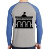 Mens Full Color PosiCharge Long Sleeve Tri Blend Wicking Raglan Tee Thumbnail